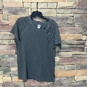 NSF Lace Tie Tee by Revolve Sz M